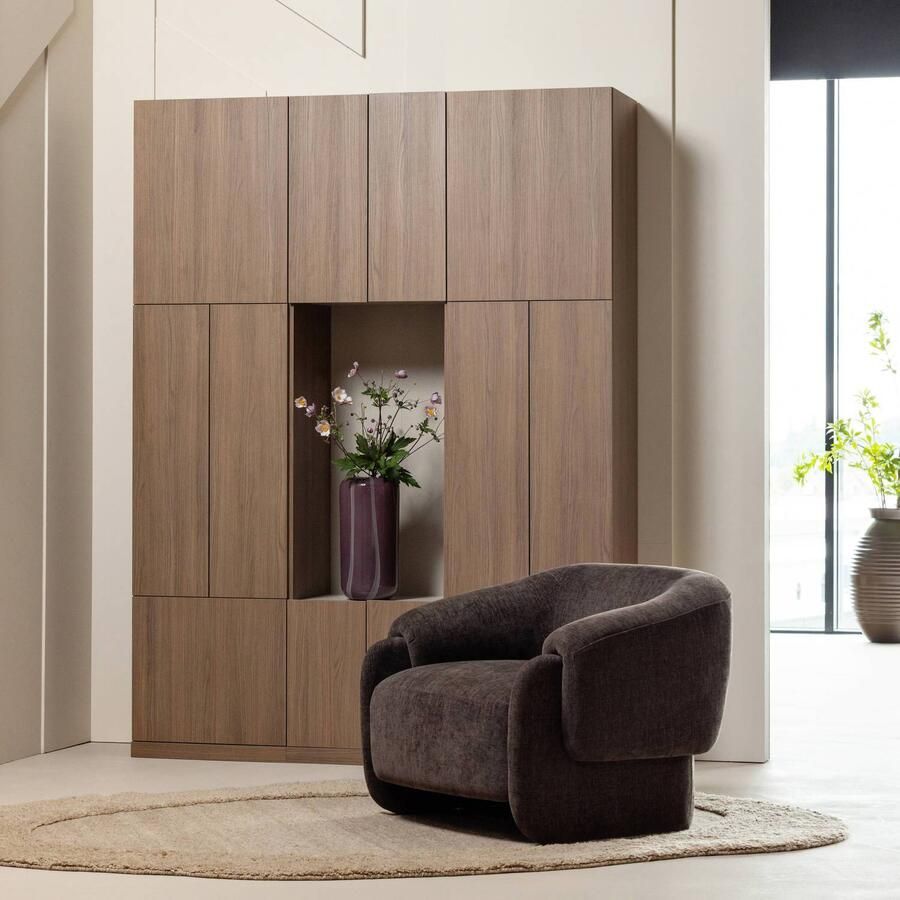 WOOOD Build Wandkast Combinatie 162 cm Eiken Decor Naturel - Foto 2