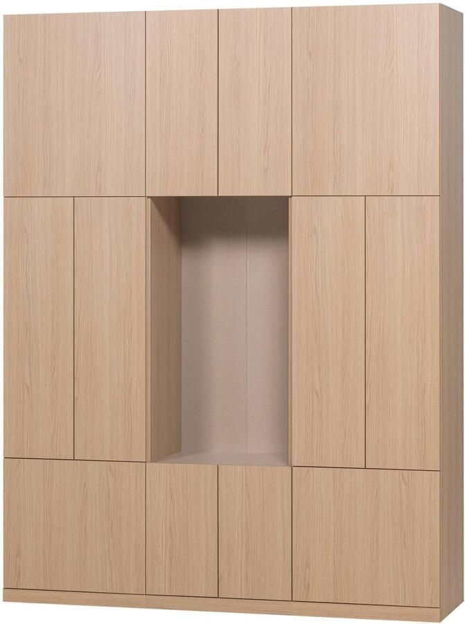 WOOOD Build Wandkast Combinatie 162 cm Eiken Decor Naturel