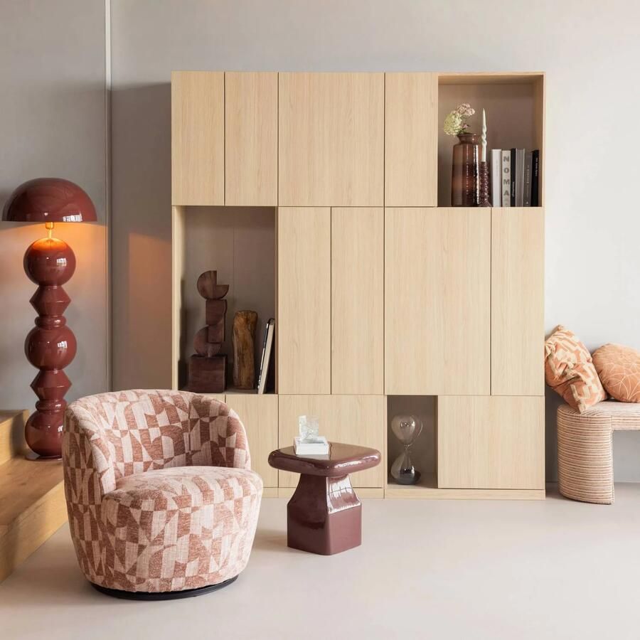 WOOOD Build Wandkast Combinatie 188 cm Eiken Decor Naturel - Foto 2