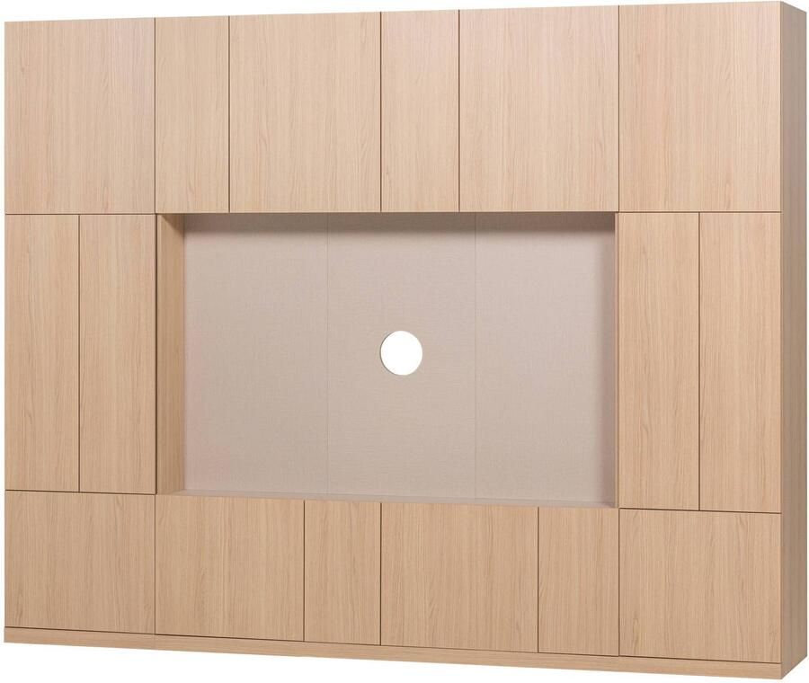 WOOOD Build Wandkast Combinatie 268 cm Eiken Decor Naturel