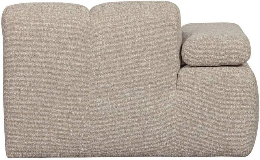 WOOOD Mojo Chaise Longue Elementenbank Links Bouclé Beige - Foto 3