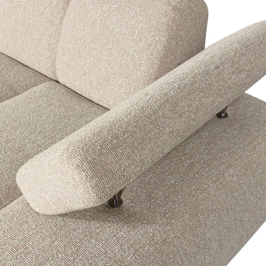 WOOOD Mojo Chaise Longue Elementenbank Rechts Bouclé Beige - Foto 2