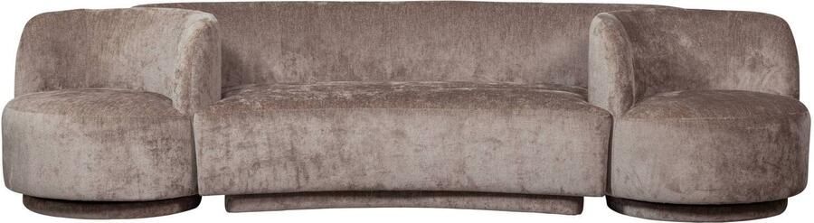 BePureHome Combi-Popular Modulaire Bank Chenille Taupe 72x370x97 - Foto 3