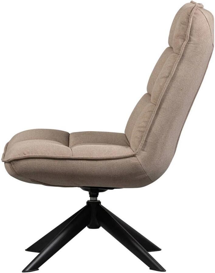 WOOOD Jouke Draaifauteuil Polyester Zand 97x70x85 - Foto 2