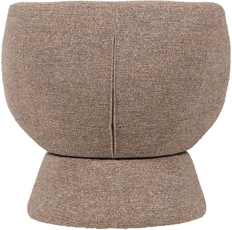 WOOOD Shuffle Draaifauteuil Melange Stof- Bruin 72x73x71cm - Foto 2