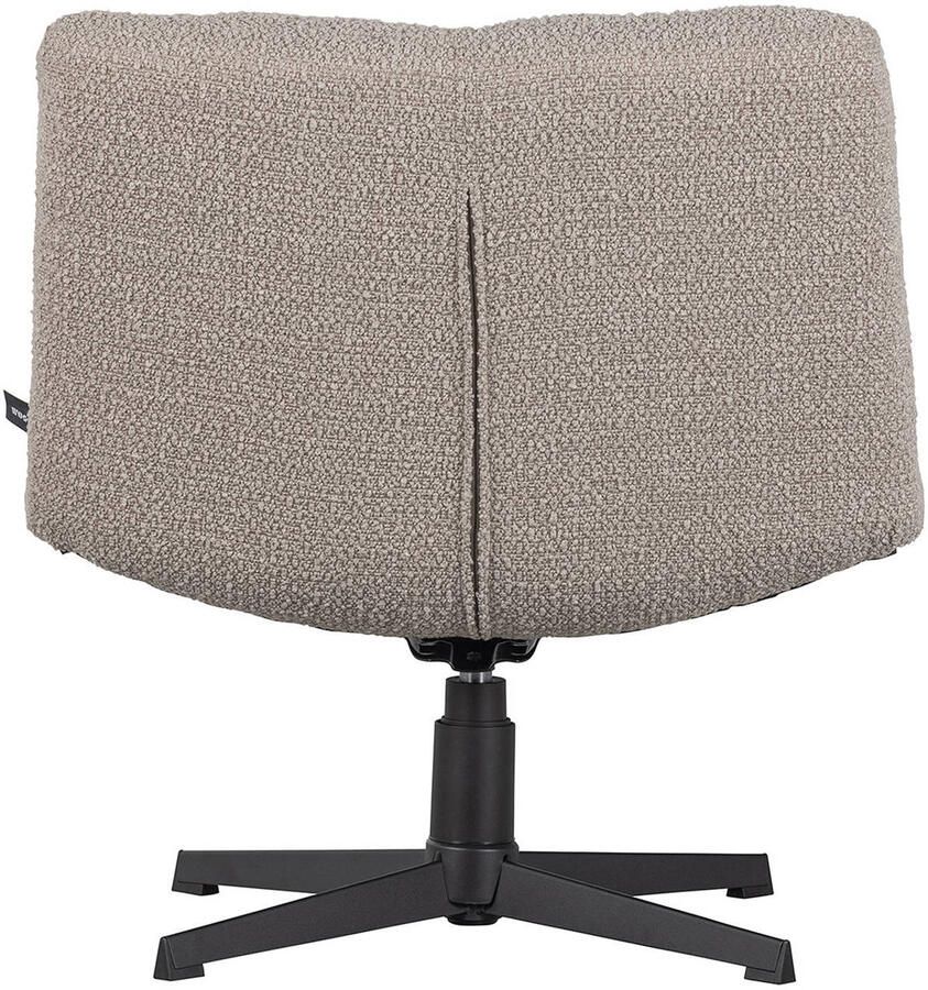 WOOOD Vinny Draaifauteuil Bouclé Stof Zand Beige 80x75x75 cm - Foto 2