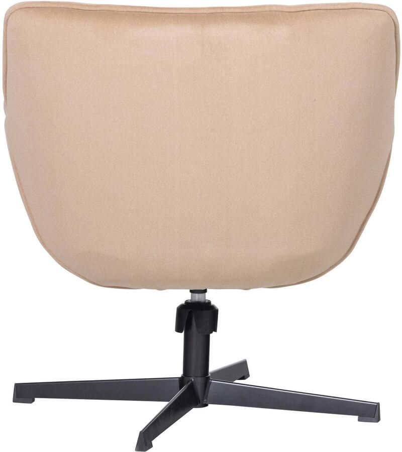 WOOOD Wibo Draaifauteuil Velvet Mat Zand 94x71x83 cm - Foto 3