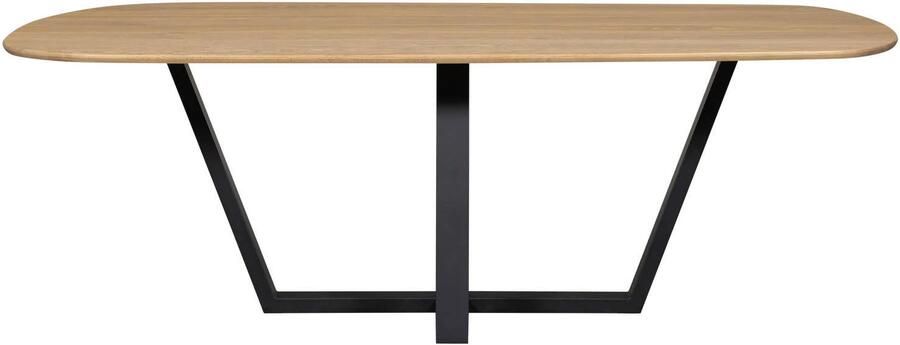 WOOOD Tablo Tafelpoot Metaal Zwart 73x147x71 cm - Foto 4