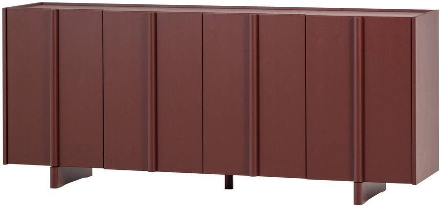 WOOOD Basu Dressoir Grenen Bordeauxrood 85x200x46 - Foto 2