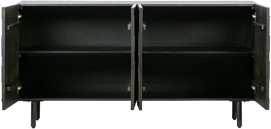 BePureHome Counter Dressoir Hout Zwart 83x160x40 - Foto 5