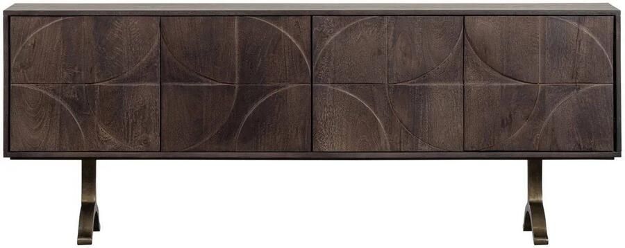 BePureHome Draw Dressoir Mangohout Walnoot 70x180x40 - Foto 4