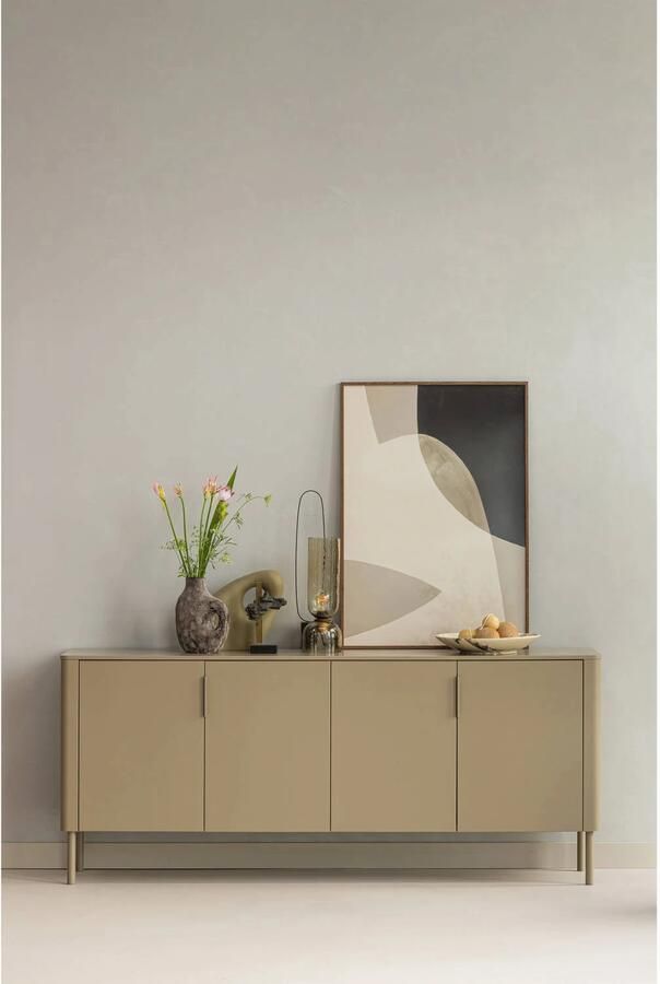 WOOOD Gunnar Dressoir 200 cm Grenen Mud 85x201x44 - Foto 3
