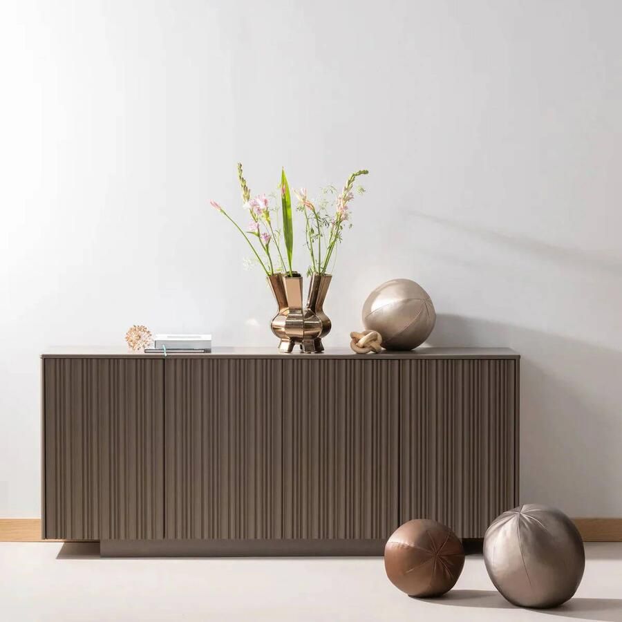 WOOOD Nova Dressoir 200 cm Grenen Truffel Bruin 85x200x40