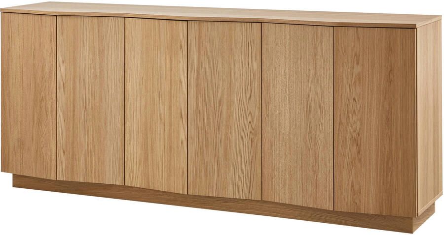 WOOOD dressoir 200 cm Zuma Eiken (fsc) Transparant 85x22x45 cm - Foto 3