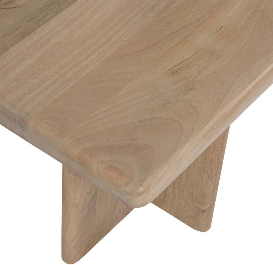 WOOOD Ato Eetbankje 180 CM Mangohout Naturel 47x180x45 - Foto 3