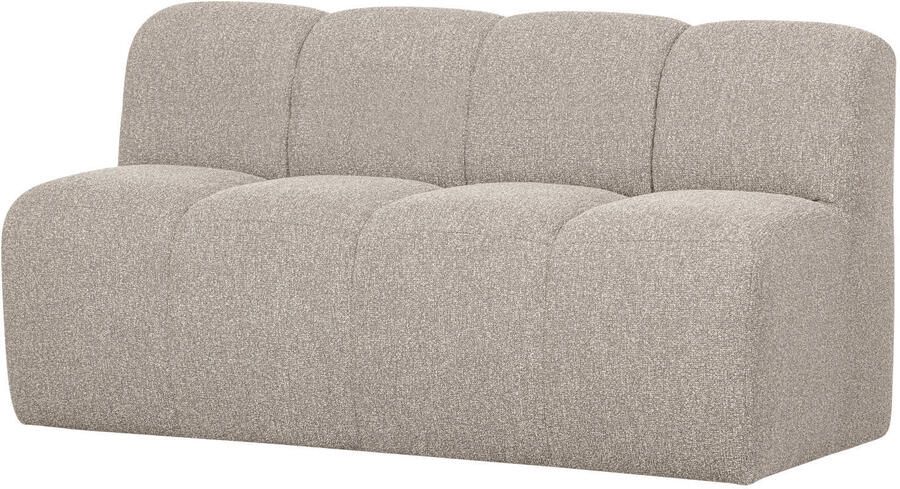 WOOOD Mojo Eetbankje Met Rugleuning 164 cm Mojo Bouclé Beige Melange - Foto 3