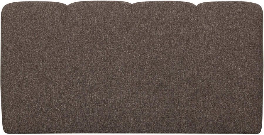 Woood Mojo Eetbankje Met Rugleuning Bouclé Bruin Melange 164cm - Foto 2