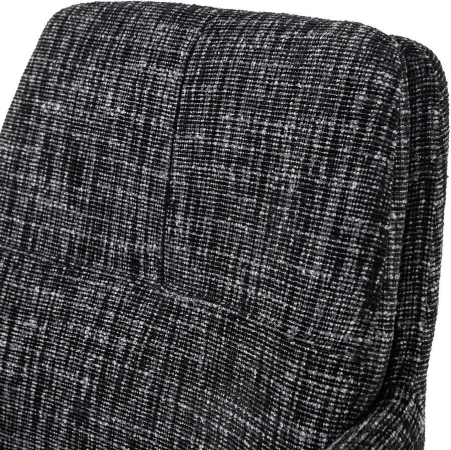 WOOOD Grant Eetkamerstoel Met Armleuning Melange Zwart 88x61x63 cm - Foto 2