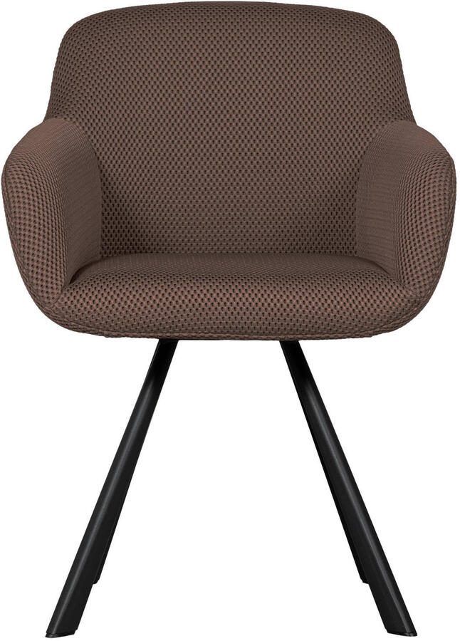 WOOOD Juno Eetkamerstoel Mesh Espresso 79x58x58 - Foto 3