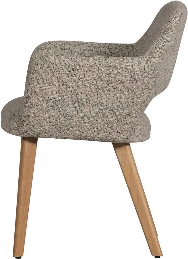WOOOD Murat Eetkamerstoelen Houten Naturel Poot Naturel Set van 2 - Foto 2