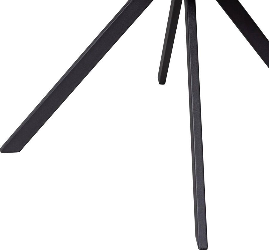 WOOOD Fenne Draaibare Eetkamerstoelen Leerlook Cognac Set van 2