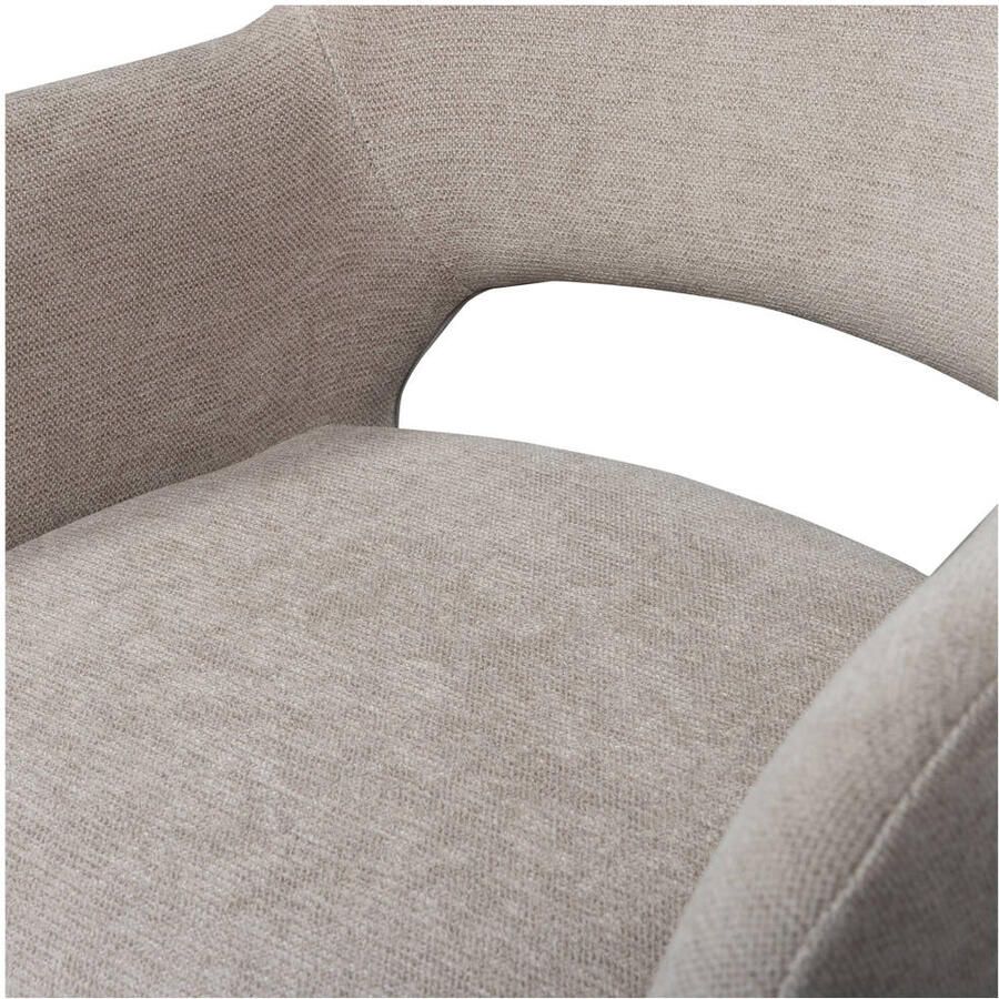 Woood Jenny Eetkamerstoelen Polyester Naturel Set van 2
