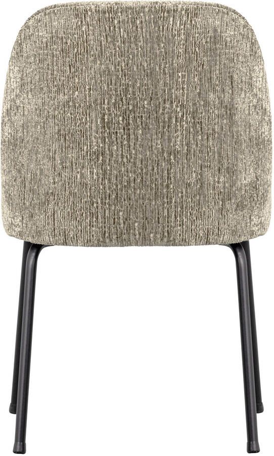 BePureHome WOOOD Vogue Eetkamerstoelen Velvet Wheatfield Set van 2 - Foto 2