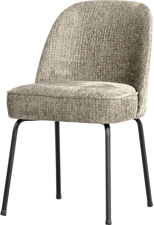BePureHome WOOOD Vogue Eetkamerstoelen Velvet Wheatfield Set van 2