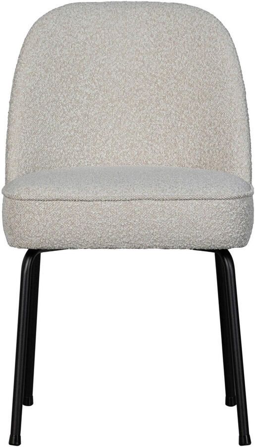 WOOOD Vogue Eetkamerstoelen Bouclé Naturel Set van 2 - Foto 2