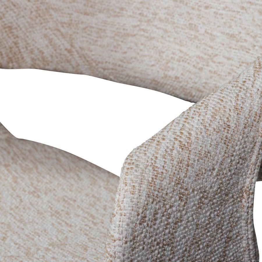 WOOOD Yossi Eetkamerstoelen Houten Bruine Poot Naturel Set van 2