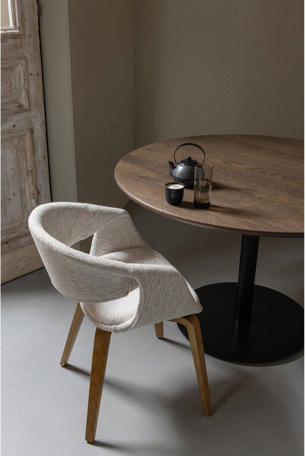 WOOOD Yossi Eetkamerstoelen Houten Naturel Poot Naturel Set van 2 - Foto 2