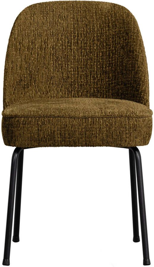 BePureHome WOOOD Vogue Eetkamerstoelen Velvet Brass Set van 2 - Foto 2