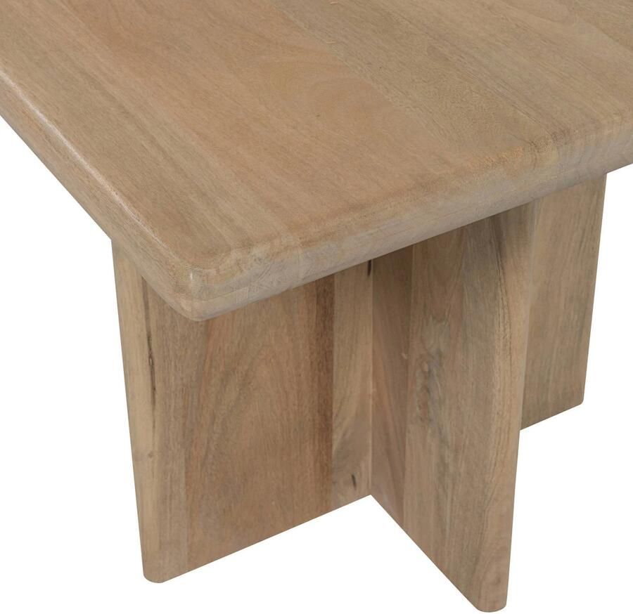 WOOOD Ato Eettafel 220 CM Mangohout Naturel 76x220x90 - Foto 3