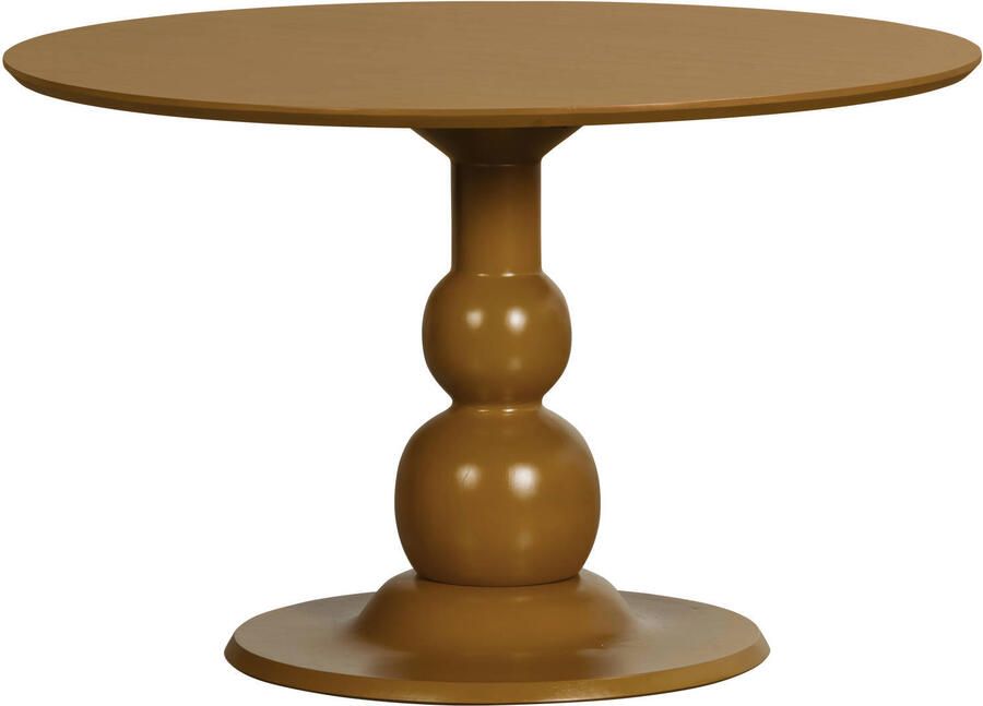 WOOOD Ronde Eettafel Blanco Mangohout 120cm Honing Geel - Foto 3