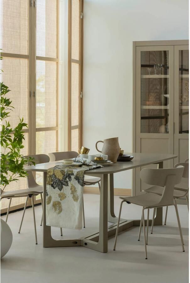 WOOOD Ferion Eettafel Mango Hout Mud 76x240x90