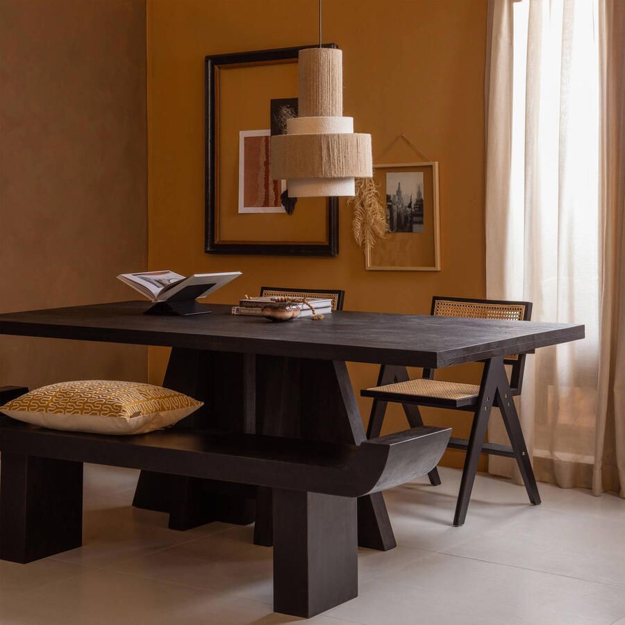 WOOOD Eettafel Kean van mangohout h 75 cm x b 220 cm