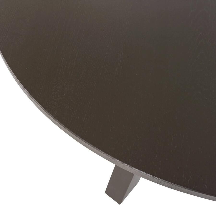 WOOOD Rhonda Eettafel Ø129 CM Eiken Middenbruin 75x129x129 - Foto 2