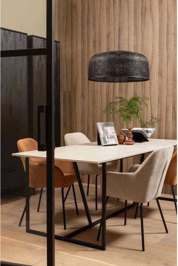 WOOOD Eettafel Silas rechthoekige vorm hout gedeeltelijk massief h 75 cm x b 220 cm - Foto 2