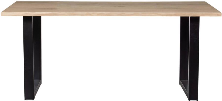 WOOOD Tablo Boomstam Tafel met U-poot Eiken 75x180x90 - Foto 2