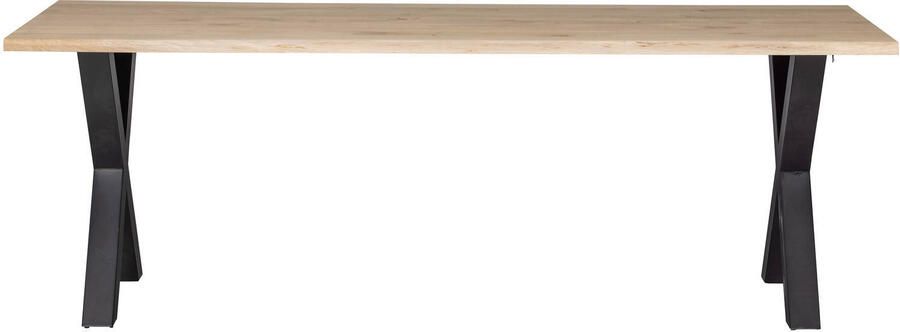 WOOOD Tablo Boomstam Tafel met Alkmaar Poot Eiken 75x220x90 - Foto 2