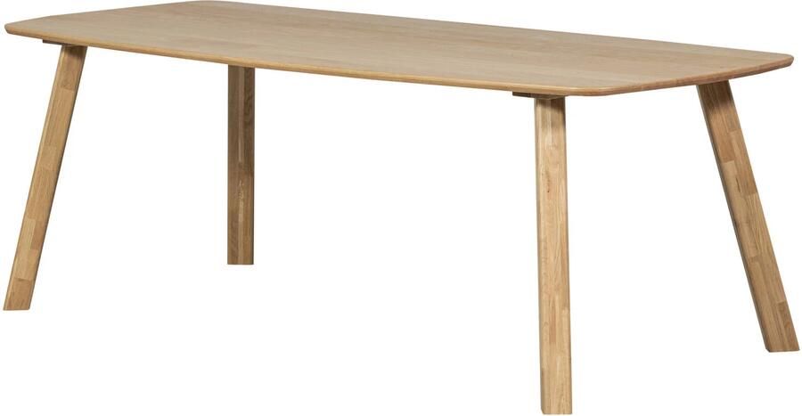 WOOOD Deens Ovale Eettafel Tablo Eikenhout 180 x 100cm Transparant - Foto 2
