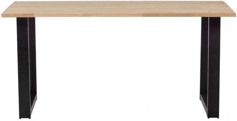 WOOOD Eettafel Tablo met U-poot 160 x 90cm Onbehandeld - Foto 2