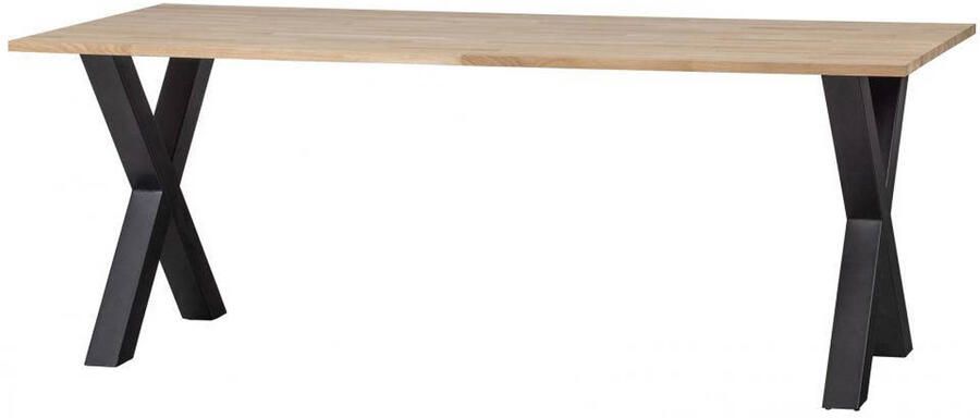 WOOOD Tablo Tafel met Alkmaar Poot Eiken 75x200x90 - Foto 3