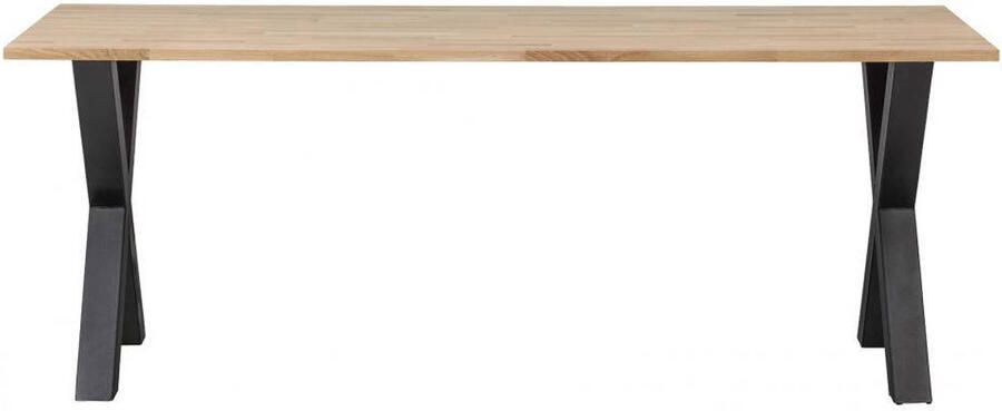 WOOOD Tablo Tafel met Alkmaar Poot Eiken 75x200x90 - Foto 2