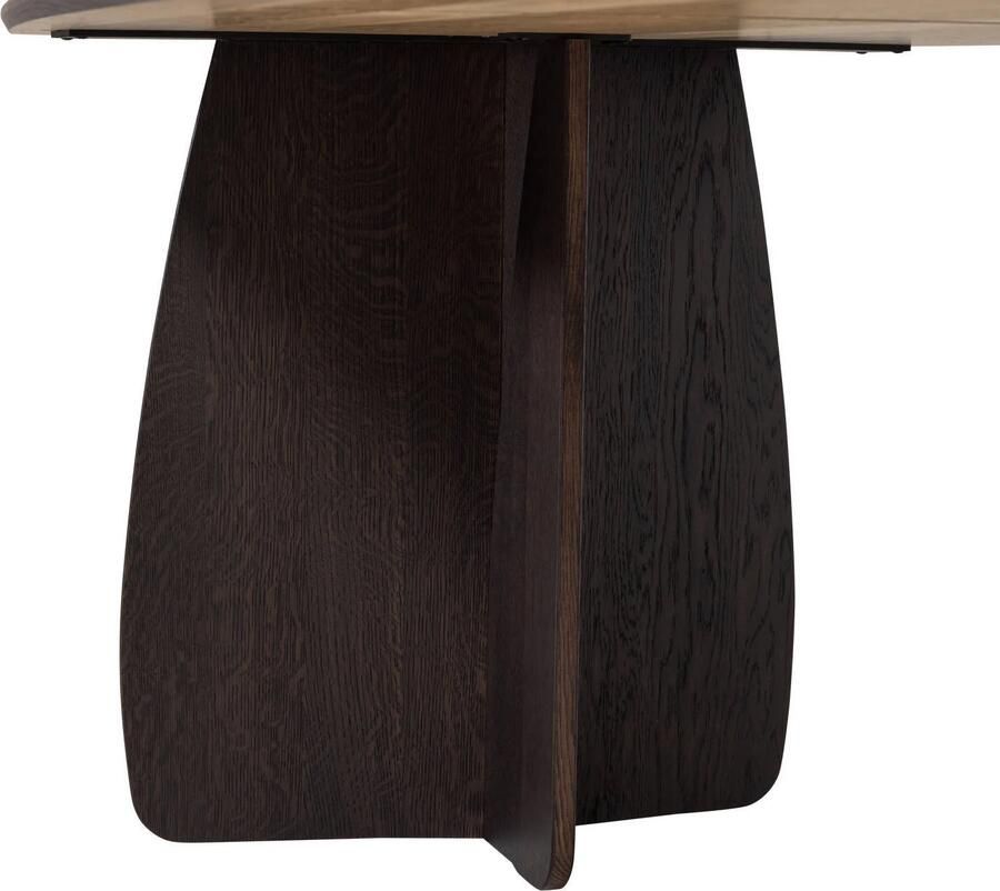 WOOOD Veere Eettafel Massief Eikenhout Mystic Brown 180 x 100 - Foto 2