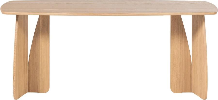 WOOOD Veere Eettafel Massief Eikenhout Naturel 180 x 100 - Foto 3