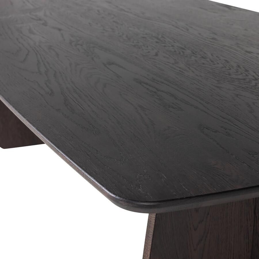WOOOD Veere Eettafel Massief Eikenhout Mystic Brown 220 x 100 - Foto 2