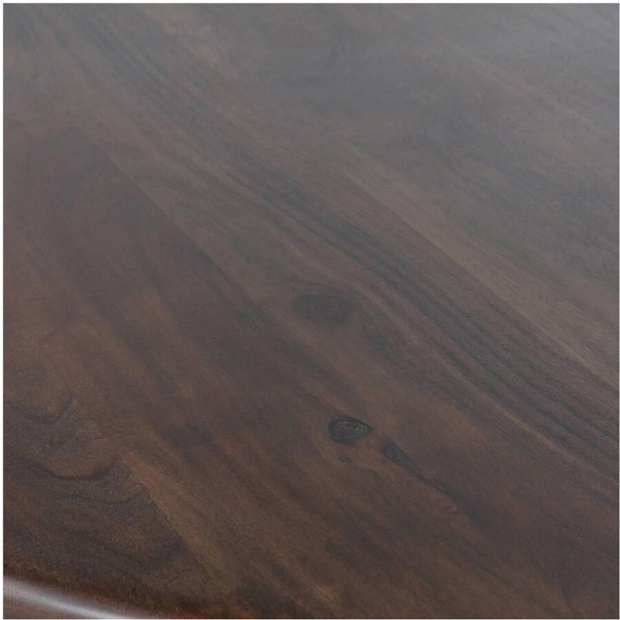 BePureHome Organiscge Eettafel Roundly Mangohout 160 x 110cm Walnoot Organisch - Foto 2