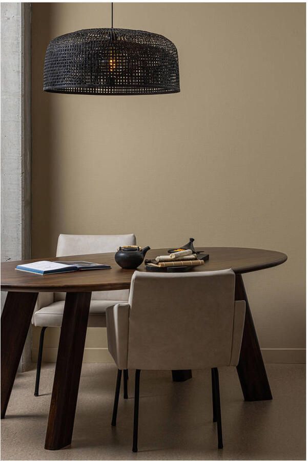 BePureHome Organiscge Eettafel Roundly Mangohout 160 x 110cm Walnoot Organisch