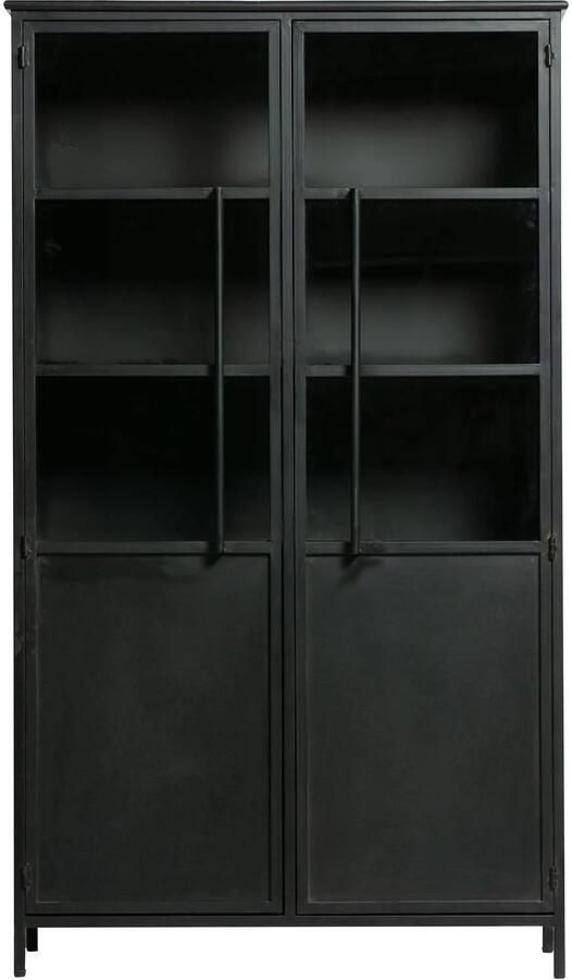 BePureHome Exhibit Vitrinekast Metaal Zwart 170x99x44 - Foto 3